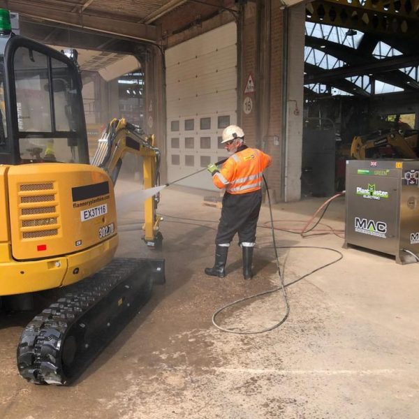 Hogedrukreiniger warmwater elektrisch voor de industrie