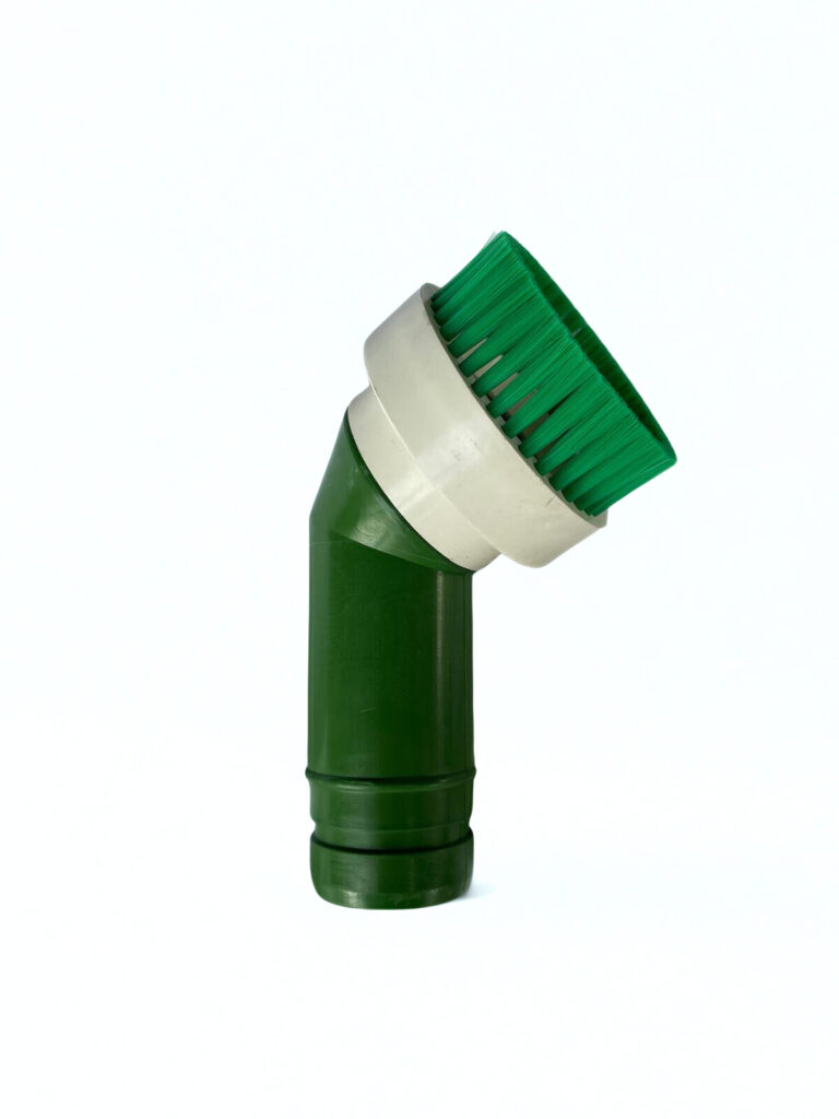 Een foto van een industriële borstelkop in het groen - HD van Dijk Reinigingstechniek