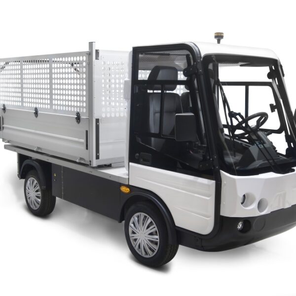 Elektrisch voertuig pick-up met kiepbak